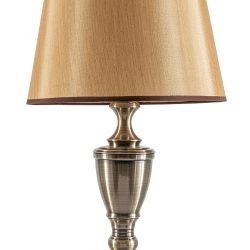 TLC 6840 AB ΕΠΙΤΡ. ΛΑΜΠΑ  ΚΛΑΣΣΙΚΗ ΜΕ ΜΠΕΖ ΧΡΥΣΟ ΚΑΠΕΛΟ 1ΧΕ27