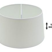 SPC 40 WH (d40-34-H26) ΚΑΠΕΛΟ ΛΕΥΚΟ ΥΦΑΣΜΑ UP/DOWN