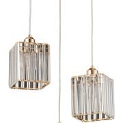 PDC 6169-3 3/Φ ΚΡΕΜ. ΧΡΥΣΟ ΚΥΒΟΙ ΚΡΥΣΤΑΛΙΝΟΙ 3ΧΕ27