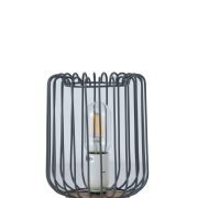 TLC 6324 ΠΟΡΤ. ΞΥΛΙΝΗ ΒΑΣΗ ΜΕΤΑΛΛΟ ΓΚΡΙ 1ΧΕ27