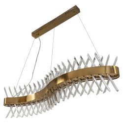 PDC 679 GD  ΡΑΓΑ LED ΣΤΕΦΑΝΙ ΣΧΗΜΑΤΟ "S" ΚΑΙ  ΚΡΥΣΤΑΛΛΑ