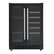 Elmark Built-Under Double Door Cooler EL-UWC63D – Εντοιχιζόμενο Διπλό Ψυγείο Για 63 Κουτιά & 20 Φιάλες Με Διπλή Ζώνη Ψύξης (Produced for ELMARK by Midea)