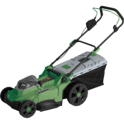 Elmark Επαναφορτιζόμενη Χλοοκοπτική Μηχανή 2x20V Brushless EL-107 Με 2 Μπαταρίες & Φορτιστή