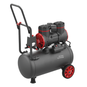 Elmark Αεροσυμπιεστής Χωρίς Λάδι 24L EL-AC24L – 1450W Με Διπλή Έξοδο Αέρα