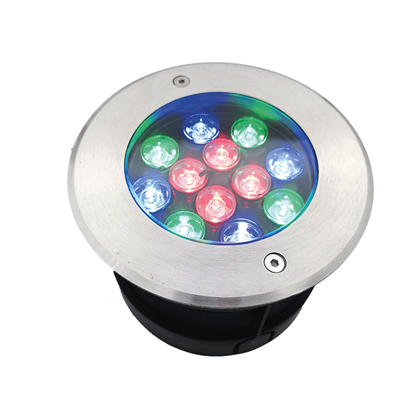 96UW12RGB LED ΥΠΟΒΡΥΧΙΟ ΦΩΤΙΣΤΙΚΟ 12W RGB, IP68 ΜΕ ΧΕΙΡΙΣΤΗΡΙΟ - Image 1