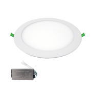 LED ΠΑΝΕΛ ΣΤΡΌΓΓΥΛΟ 7W 6500K IP65+ΚΙΤ ΑΣΦΑΛΕΙΑΣ