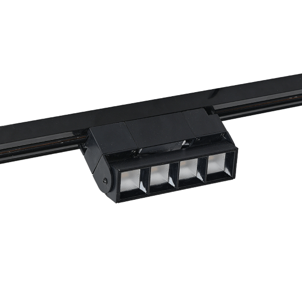 BL-408 ZFLD ΣΠΟΤ ΡΑΓΑΣ 2-ΓΡΑΜΜΩΝ 12W 30° 4000K ΜΑΥΡΟ - Image 1