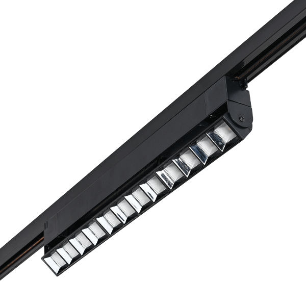 BL-414 ZFLD ΣΠΟΤ ΡΑΓΑΣ 2-ΓΡΑΜΜΩΝ 30W 30° 3000K ΜΑΥΡΟ - Image 1