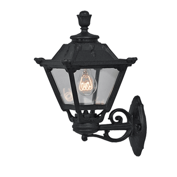 BL-652 GOLIA ΦΑΝΑΡΙ ΠΡΩΣ ΤΑ ΠΑΝΩ 1XE27 IP55 ΜΑΥΡΟ - Image 1