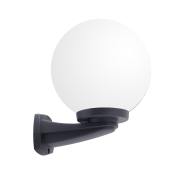 NARDO 250 GARDEN WALL LAMP 1XE27 IP55 BLACK