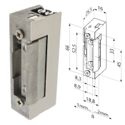 ELECTROMAGNETIC STRIKE PLATES 8-16V AC/DC