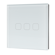 WI-FI SMART TOUCH EU 3 GANG 1 WAY SWITCH WHITE