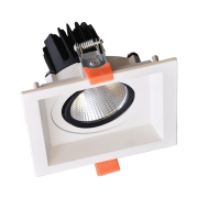 ΤΕΤΡΑΓΩΝΟ ΚΙΝΟΥΜΕΝΟ LED ΣΠΟΤ  15W 230V 4000K ΛΕΥΚΟ