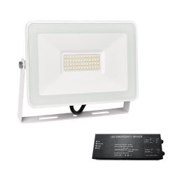 VEGA SLIM SMD LED ΠΡΟΒΟΛΕΑΣ 100W 4000K ΛΕΥΚΟ+ ΚΙΤ ΑΣΦΑΛΕΙΑΣ