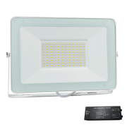VEGA100 SLIM SMD 100W LED ΠΡΟΒΟΛΕΑΣ 3000K WH+ ΚΙΤ ΑΣΦΑΛΕΙΑΣ