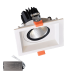 ΤΕΤΡΑΓΩΝΟ LED ΣΠΟΤ  30W 230V 4000K WH+ΚΙΤ ΑΣΦΑΛΕΙΑΣ