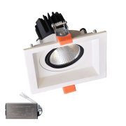 ΤΕΤΡΑΓΩΝΟ LED ΣΠΟΤ  30W 230V 4000K WH+ΚΙΤ ΑΣΦΑΛΕΙΑΣ
