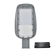 PRAGUE SMD LED ΦΩΤΙΣΤΙΚΟ ΔΡΟΜΟΥ 50W 3000K IP65+ ΚΙΤ ΑΣΦΑΛΕΙΑΣ