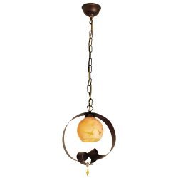 PDA 101-1  ΚΡΕΜ 1/Φ ΣΚΟΥΡΙΑ ΠΟΡΤΟΚΑΛΙ ΓΥΑΛΙ 1ΧΕ27