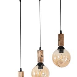 PDT 2061-3S  ΡΑΓΑ 3/Φ ΚΡΕΜ. ΛΕΠΤ/ΡΕΙΑ ΞΥΛΟ ΜΕ ΜΕΛΙ ΓΥΑΛΙ  3ΧΕ27