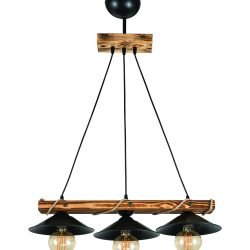 PDT 2060-3 ΡΑΓΑ ΞΥΛΙΝΗ ΜΕ ΚΑΜΠΑΝΑ ΚΑΠΕΛΟ 3xΕ-27