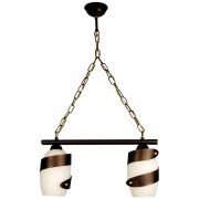 PDA 122-2 WH ΚΡΕΜΑΣΤΟ 2/Φ ΛΕΥΚΟ ΓΥΑΛΙ ΣΚΟΥΡΙΑ ΡΑΓΑ  2ΧΕ27