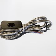 SPC 134 BK/WH ΚΑΛΩΔΙΟ ΜΕ ΔΙΑΚΟΠΤΗ ΠΟΡΤΑΤΙΦ (ΦΙΣ-ΠΟΥΑΡ) ΥΦΑΣΜΑΤΙΝΟ