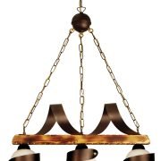 PDA 133-3  WH 3/Φ ΡΑΓΑ ΞΥΛΙΝΗ ΣΚΟΥΡΙΑ ΛΕΥΚΟ 3ΧΕ27