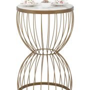 TBH-01 AB ΤΡΑΠΕΖΑΚΙ ΟΞΥΝΤΕ ΗΜΙΚΥΚΛΙΟ ΠΛΕΓΜΑ ΣΧΕΔΙΟ ΜΑΡΜΑΡΟ