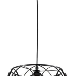 PDC 6078 BK 1/Φ ΜΑΥΡΟ ΚΥΚΛΙΚΟ ΣΧΕΔΙΟ & ΟΠΑΛΙΝΑ 1ΧΕ27