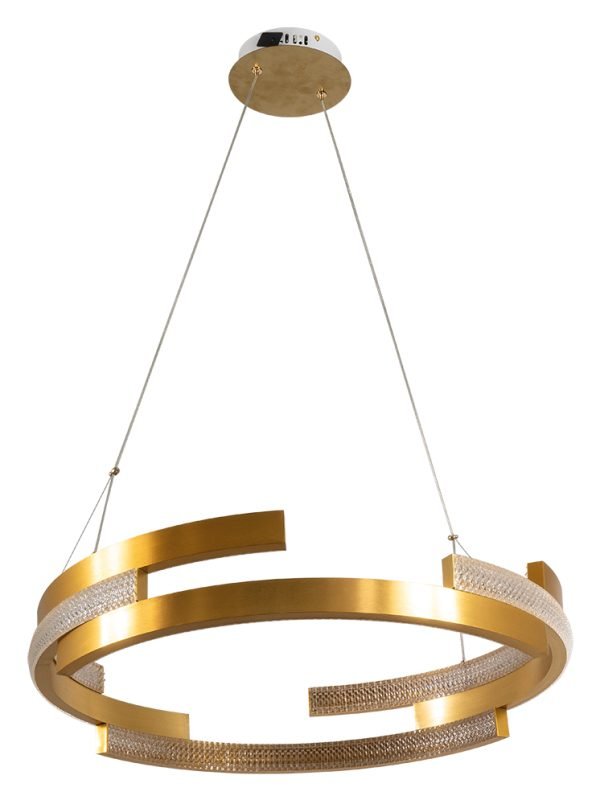 0286555e03-a5ae-2f3c-cc39-01867dc2f681 PDC 671 GD ΚΡΕΜΑΣΤΟ LED ΜΕ ΧΡΥΣΑ ΜΙΣΟΦΕΓΓΑΡΑ & ΣΤΡΑΣ - Image 1