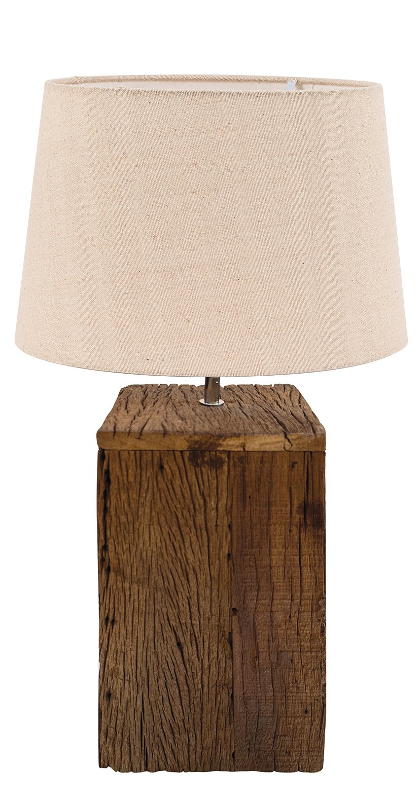 02d338769e-4a44-b684-b30d-018d9d802fab TLI 6346 40BG ΕΠΙΤΡΑΠΕΖΙΑ ΛΑΜΠΑ ΤΕΤΡΑΓΩΝΗ ΑΠΟ ΑΝΑΚΥΚΛΩΜΕΝΟ ΞΥΛΟ ΜΕ ΑΜΠΑΖΟΥΡ ΜΠΕΖ 1ΧΕ27 - Image 1