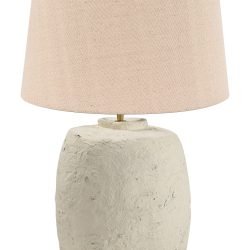 TLI 6344 40BG ΕΠΙΤΡΑΠΕΖΙΑ ΛΑΜΠΑ ΛΕΥΚΗ ΑΠΟ ΑΝΑΚΥΚΛΩΜΕΝΟ ΧΑΡΤΙ ΜΕ ΑΜΠΑΖΟΥΡ ΜΠΕΖ 1ΧΕ27