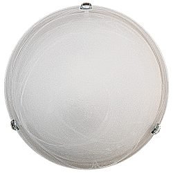 CCC 1702-40 WH ΠΛΑΦΟΝΙΕΡΑ ΛΕΥΚΟ ΓΥΑΛΙ ΑΛΑΒΑΣΤΡΟ 3XE27