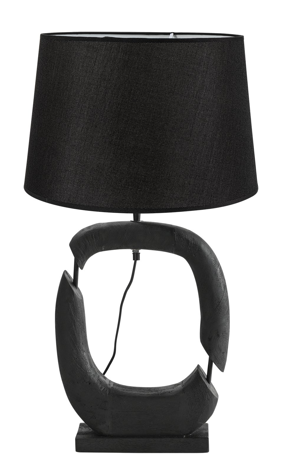 04550a9a0a-60d5-4fb4-b333-018ecc3f16c9 TLI 6330 40BK ΕΠΙΤΡΑΠΕΖΙΑ ΛΑΜΠΑ ΜΑΥΡΗ ΞΥΛΟ ΠΑΡΑΛ/ΜΟ ΜΕ ΑΜΠΑΖΟΥΡ ΜΑΥΡΟ 1ΧΕ27 - Image 1