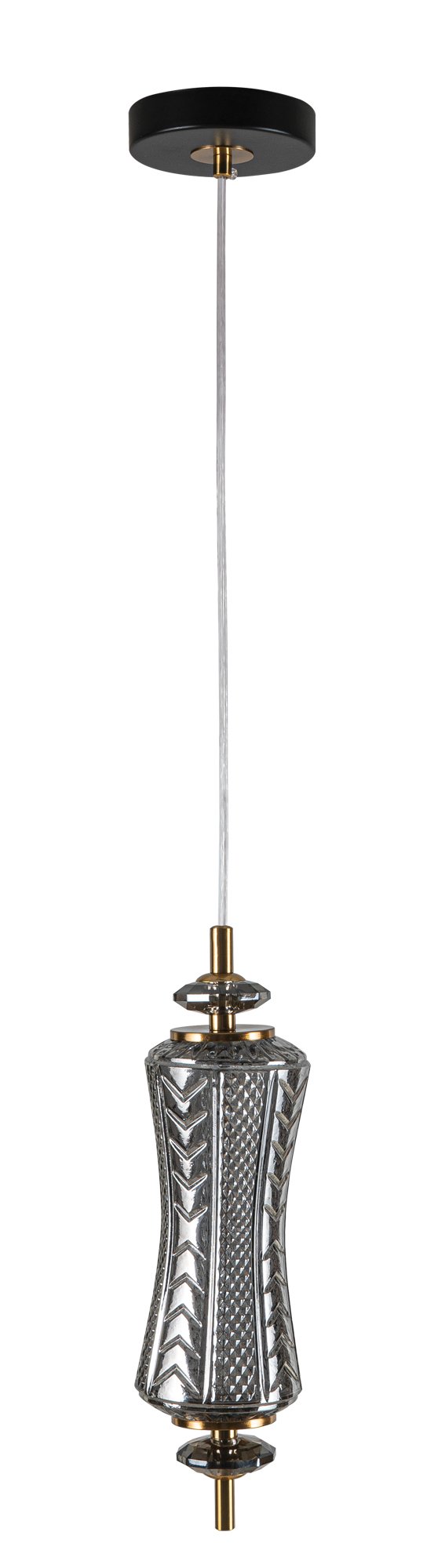 07f7aefb61-43f3-3863-3d25-0191039b3d52 PDC 1287 CR 1/Φ ΜΑΚΡΟΣΤΕΝΟ ΓΥΑΛΙΝΟ ΧΡΩΜΙΟ LED-7W ΔΙΑΚΟΣΜΗΤΙΚΟ ΚΡΥΣΤΑΛΛΟ - Image 1