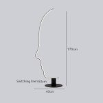 GB6611 Ombra Art Decoration Series Minimal Φωτιστικό Δαπέδου Dimmable 36W 3 jpg