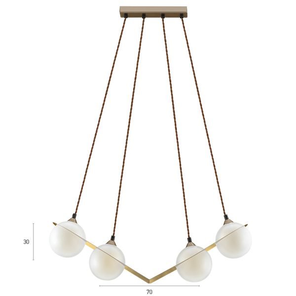 Luma 01154 Φωτιστικό Κρεμαστό Πολύφωτο 4ΧG9 2 jpg