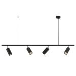 Luma 01276 Φωτιστικό Σποτ Ράγα 4xG10 Μαύρο 1 jpg