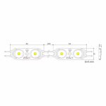 Osram LED Module Επιγραφών 2W 12VDC 200LM 6000K IP67 1 jpg