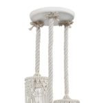 Κρεμαστό φωτιστικό HANDMADE COTTON 3ΧΕ27 2 jpg