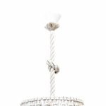 Κρεμαστό φωτιστικό HANDMADE COTTON Φ30 1 jpg