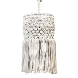 Κρεμαστό φωτιστικό HANDMADE COTTON Φ30 2 jpg