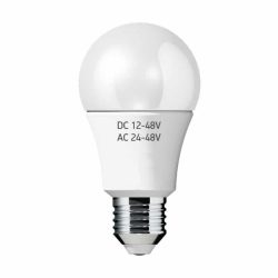 Λάμπα LED E27 8W 12 48V Λευκό Ημέρας jpg