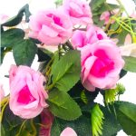 101428 Τεχνητό Φυτό Διακοσμητική Γιρλάντα με 18 Rose και 27 Lily 1 jpg