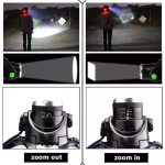 LED Super bright Φακός Κεφαλής Zoomable T6 6 jpg