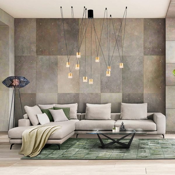 Luma 02311 Μοντέρνο Κρεμαστό Φωτιστικό Πολύφωτο 10Χ7 Watt jpg