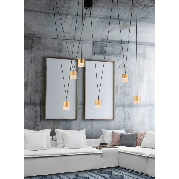 Luma 02311 Μοντέρνο Κρεμαστό Φωτιστικό Πολύφωτο 6Χ7 Watt 1 jpg