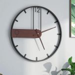 MAORI W Μεταλλικό Ρολόι Τοίχου 53cm 3 jpg