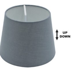 SPC 20 PT E14 (d20-15-H15) ΚΑΠΕΛΟ ΓΚΡΙ ΣΚΟΥΡΟ ΥΦΑΣΜΑ UP/DOWN
